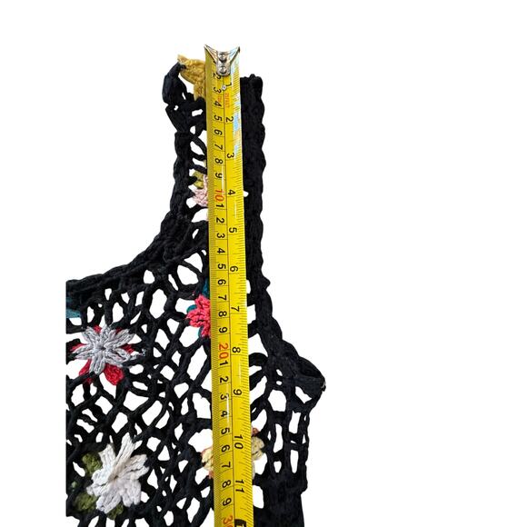 Y2K Crochet Flower Tassel Mini Dress
Tunic Boho Festival Grunge Fairy Size Small - Picture 13 of 16